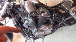Ремонт мотоцикла HONDA Shadow 400