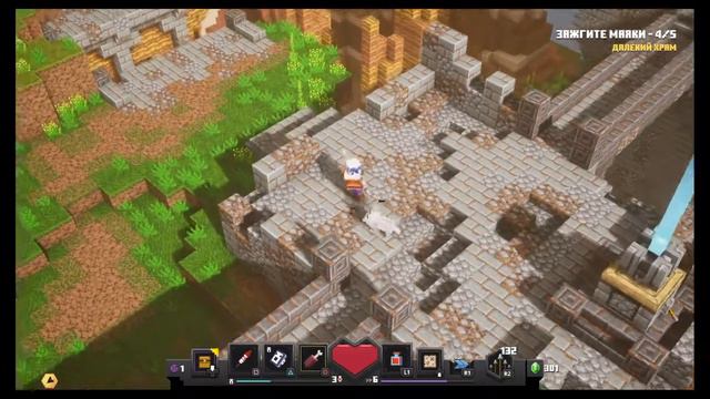 Minecraft Dungeons.Приключение в пустыне. Прохождение#5 смотреть онлайн