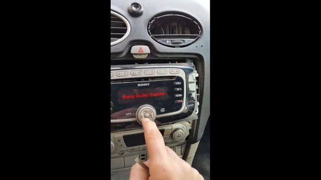Код магнитолы Ford Sony