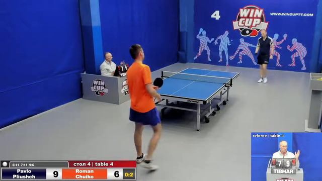 01:00 Плющ Павел 2-3 Чуйко Роман стол 4  ЮГ-5  11.05.22