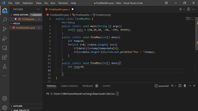 Searching Algorithms - หาค่ามากสุด!!น้อยสุด..! | Java | Linear Search смотреть онлайн