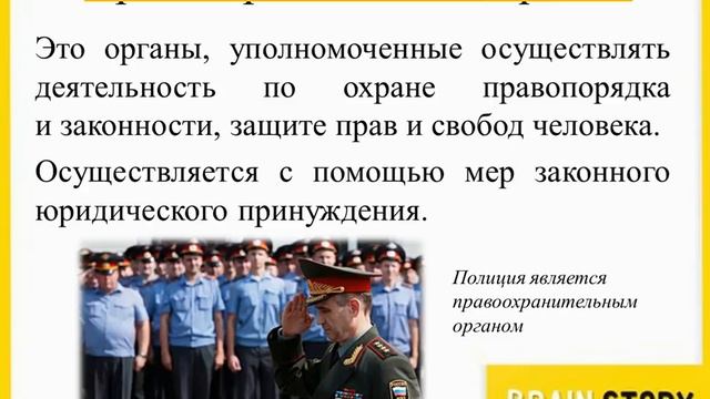 7.8.1 Понятие правоохранительных органов смотреть онлайн
