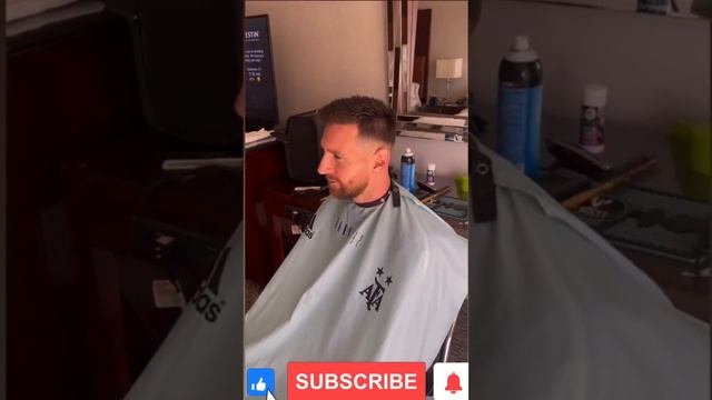 Lionel Messi new hairstyle. смотреть онлайн