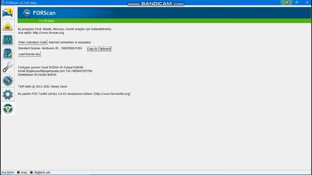 Forscan Kurulum Ve Lisans Almak .Forscan Installation And Licensing .