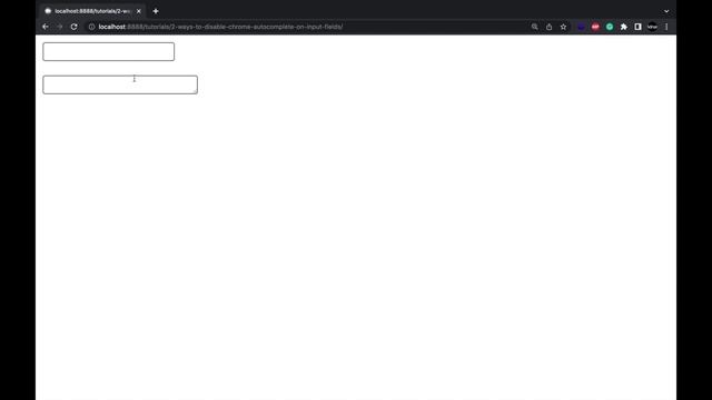 2 ways to disable chrome autocomplete on input fields - HTML and Javascript смотреть онлайн