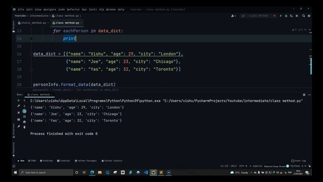 Python Class Methods | Python Intermediate Tutorials смотреть онлайн