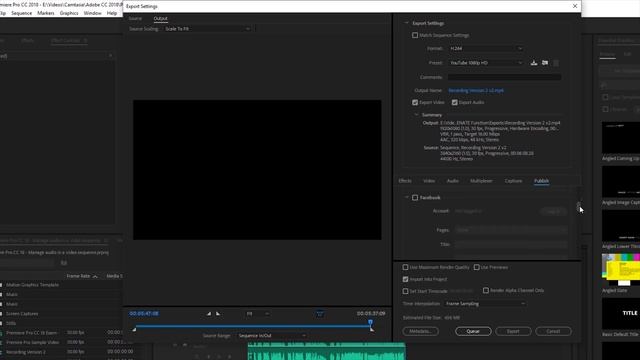 Premiere Pro CC 18 Exam - 5.2 Export and Archive Video and Audio Sequences смотреть онлайн