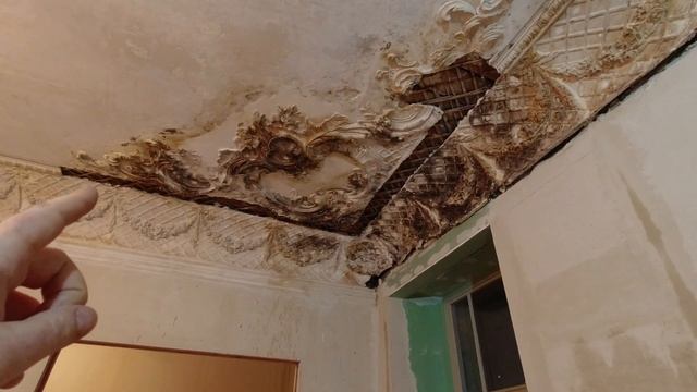 День 52-55. Задача по монтажу. Новая лепнина из гипса на старом потолке. смотреть онлайн