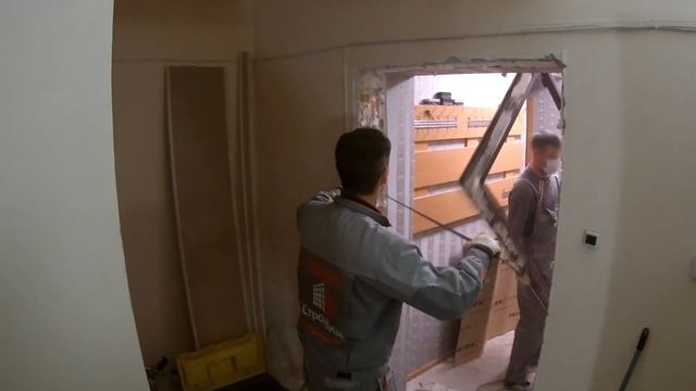 Установка входной двери в новостройке Супер Омега 100 от торекс смотреть онлайн