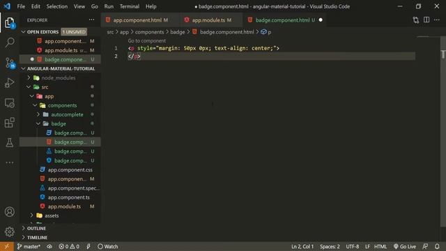 Angular Material #8 - Badge Component смотреть онлайн