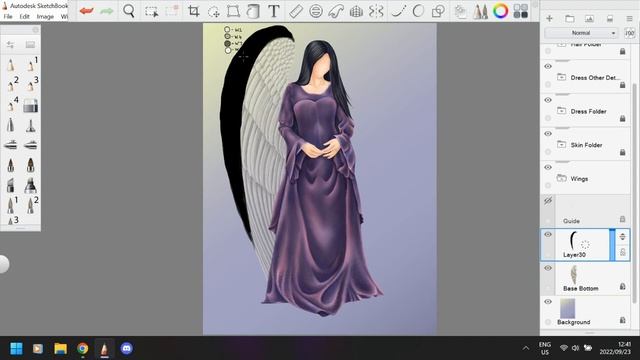 Forlorn Drawing - Autodesk Sketchbook Windows 11 2022-09-09 Part 12 смотреть онлайн