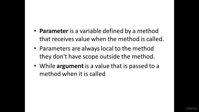 5 Methods parameter vs arguement in Java смотреть онлайн