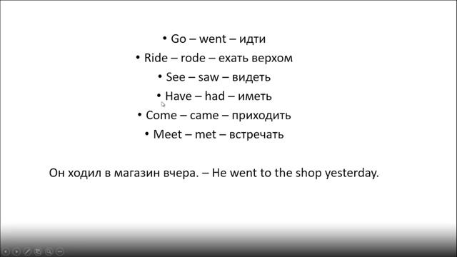 неправильные глаголы смотреть онлайн