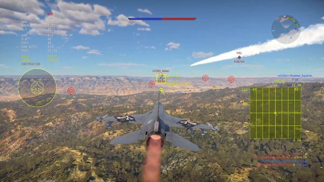 F-16 MLU War Thunder Xbox gameplay (short video Air RB) смотреть онлайн