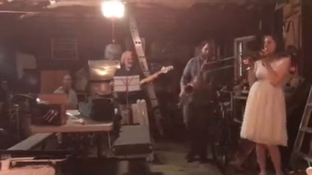 Pregnant Woman Plays Trombone