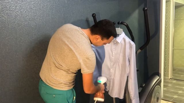 Обзор ручного отпаривателя Kitfort KT-954-1«Отпариваем рубашку ручным отпаривателем Kitfort KT-954- смотреть онлайн