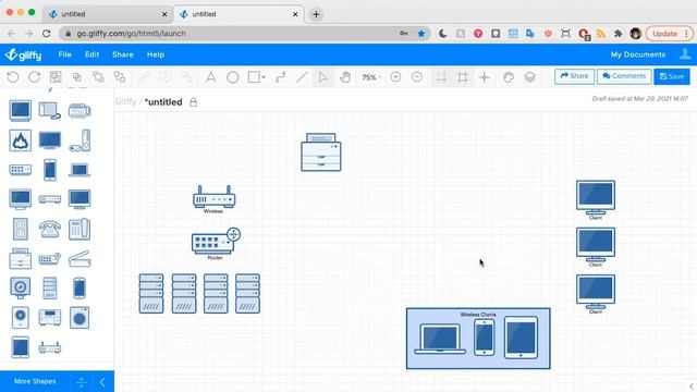 How to Create a Network Diagram | Easy Network Diagram Tutorial with Gliffy смотреть онлайн