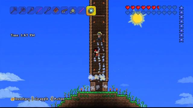 Terraria Xbox - Flying And Shooting [48] смотреть онлайн