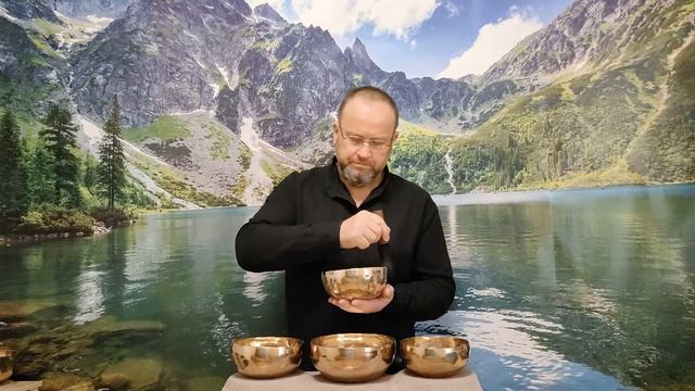 Виталий Алтайский. Сеанс исцеления звуком поющих Чаш.