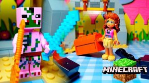 Супер Чёрный паук похитил ? ЗОЛОТО. MineCraft. #minecraft #ikira #майнкрафт