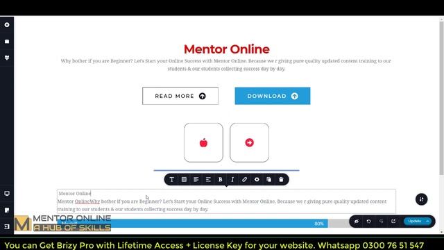 08 Progressbar Element in Brizy Page Builder Plugin WordPress | Page Builder WordPress Mentor Onlin смотреть онлайн