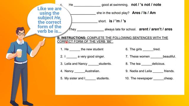 Clase 16 - Verb be (affirmative, negative and interrogative) - Exercises смотреть онлайн