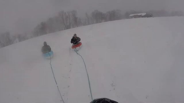 WINTER STORM STELLA...DOUBLE GOPRO...DOUBLE KAYAK... смотреть онлайн