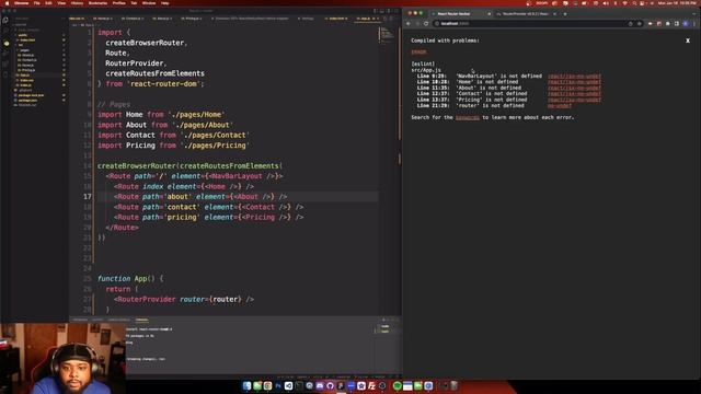 (Day 32) Coding Journey: Creating a Navbar with React Router смотреть онлайн