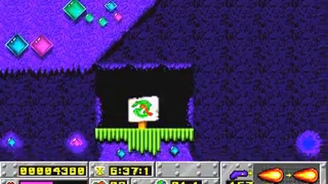 Jazz Jackrabbit (1994, Epic MegaGames) First Level Gameplay [HD]