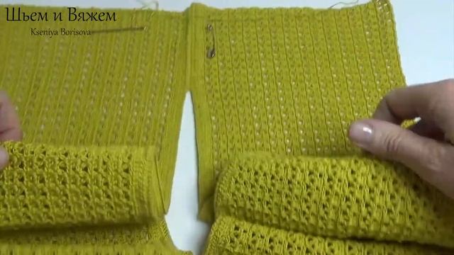 Женская летняя футболка/блуза/топ крючком. Мастер-класс. Crochet Top Pattern Tutorial смотреть онлайн