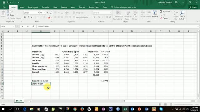 Anova Data Analysis on Excel 2016 смотреть онлайн
