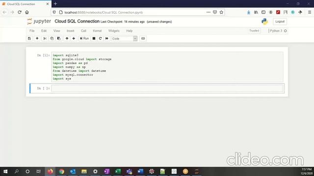 Connect GCP Cloud SQL with Python смотреть онлайн