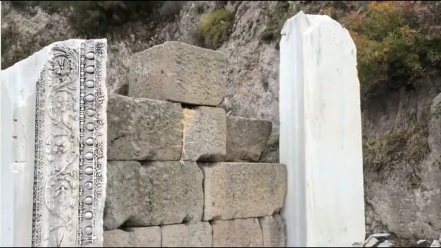 Temple Dionysus Pergamon Izmir Turkey смотреть онлайн