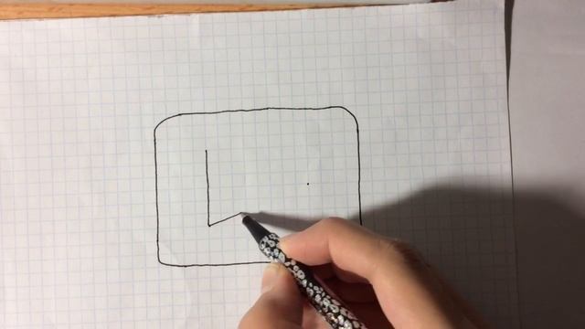 Урок #3. Как нарисовать кнопку YouTube по клеточкам. смотреть онлайн