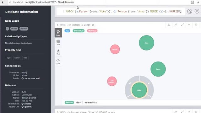 Простые запросы в Neo4J смотреть онлайн