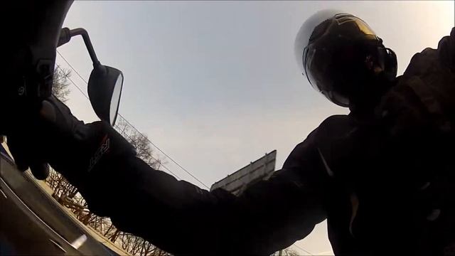 Случайно снял себя на мопеде :) смотреть онлайн
