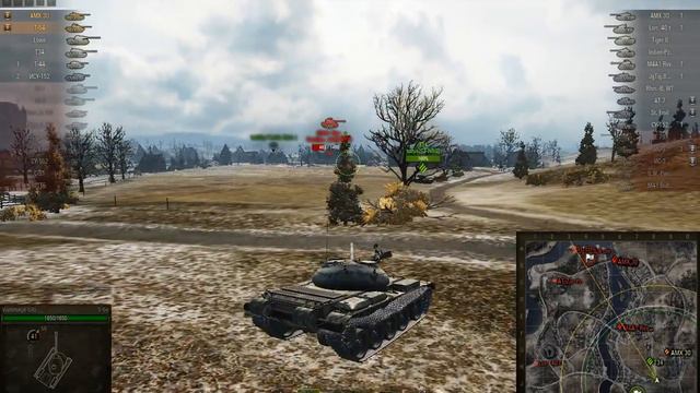T-54+AMX 30 vs 9 смотреть онлайн