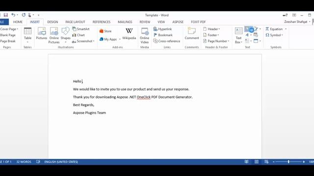 Aspose OneClick PDF Document Generator for Dynamics CRM смотреть онлайн