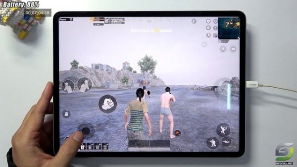 iPad Pro 2022 12.9 inch test game PUBG Mobile | Apple M2