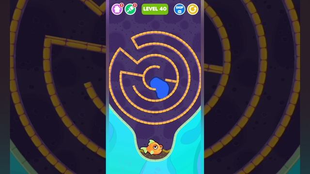 Save the fish game | pull the pin | level no 28 to 46 | fishdom minigame #games #game #gameplay смотреть онлайн