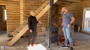 Печь-камин FireWay Dacha. Отопление дома в деревне. Плюсы и минусы