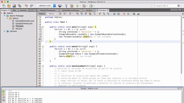 Java - Hebras: Thread vs Runnable смотреть онлайн