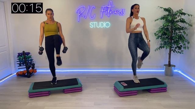 20-MINUTE TIGHT BOOTY & TONED LEGS WITH STEPPER / LOW-IMPACT /DUMBBELLS OPTIONAL / NO REPEAT