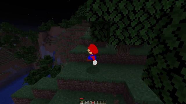 Mario Explores an Amplified World! - Minecraft Mario 64 Mod смотреть онлайн