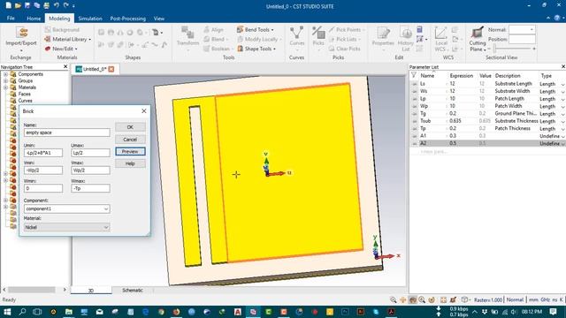 How To Design A Planar Inverted-F Antenna (PIFA) By CST Microwave Studio-2018_Part-2_