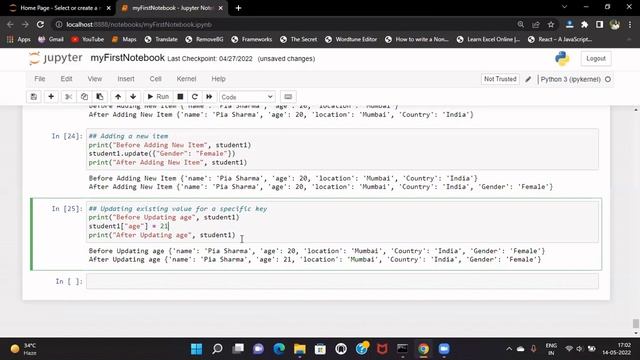 How to Modify a Dictionary in Python? смотреть онлайн