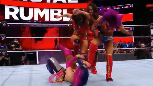 NIKKI BELLA At Royal Rumble 2018 WWE