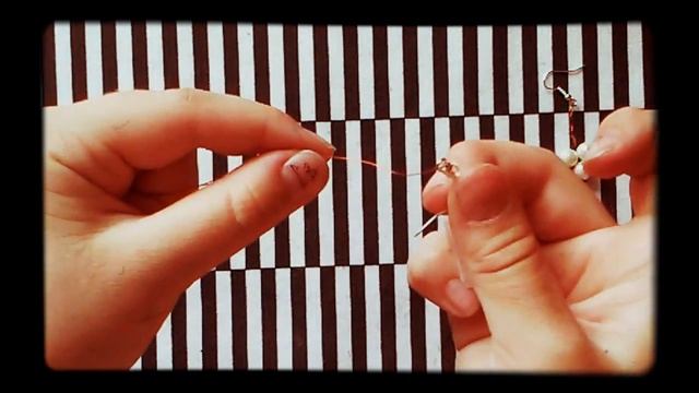♥Сережки из подручных средств♥