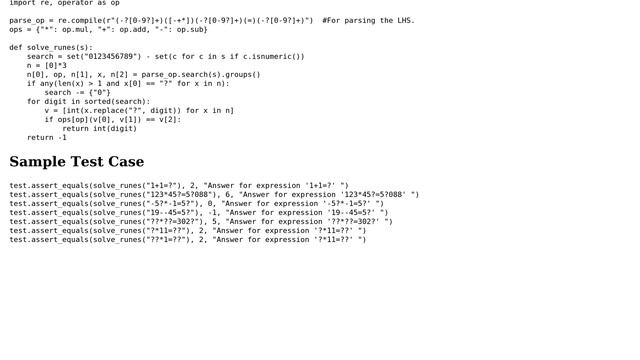 Code Review: (Codewars): Find the Unknown Digit смотреть онлайн