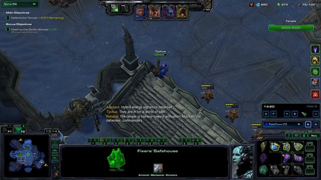 #141: Temple of Rebirth - Tychus Solo (p2) [Starcraft 2 Co-op Mutation] смотреть онлайн